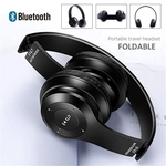 P47 Bluetooth Headset dobrável Wirless fone de ouvido estéreo Suporte MP3 TF Com Mic Headphone Amplamente Compatível (Mantenha um estoque)