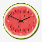 Padrão 12inches Fruit Relógio de parede para casa Sala Quarto Decor