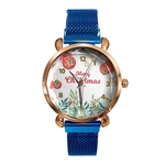 Padrão BK41-8 Women Watch Quartz Movimento de Natal design delicado presente de aniversário ímã Buckle