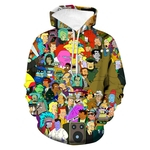 Padrão 3D Digital Coat para Homem e Mulher Impresso Hoodie camisola mangas compridas