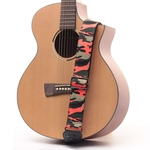 Padrão de camuflagem Widen Strap Pin da cauda para guitarras cordas de aço guitarra elétrica de baixo