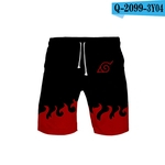 Padrão Moda Unissex Janpanes Estilo Shorts Naruto Shorts Impressão Digital