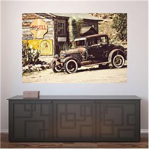 Painel Adesivo de Parede - Carro Vintage - 284pnp