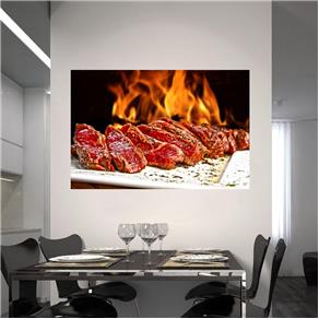 Painel Adesivo de Parede - Churrasco - 213pnp