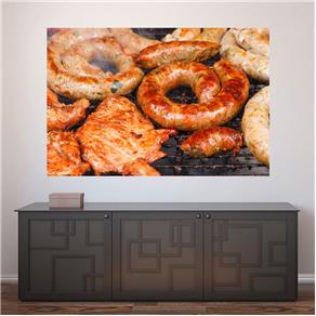 Painel Adesivo de Parede - Churrasco - 496pnp