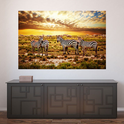 Painel Adesivo de Parede - Zebra - X406pnp