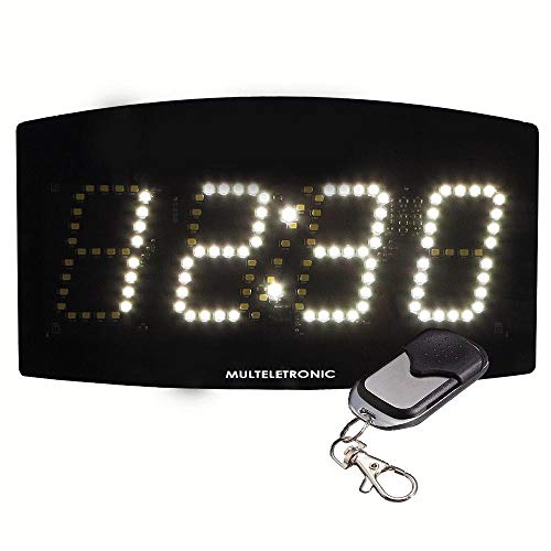 Painel Relógio LED de Alta Visibilidade Multeletronic Fumê