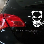 REM Panda Car Padrão Waterproof fresco à moda da decoração decalques Decals