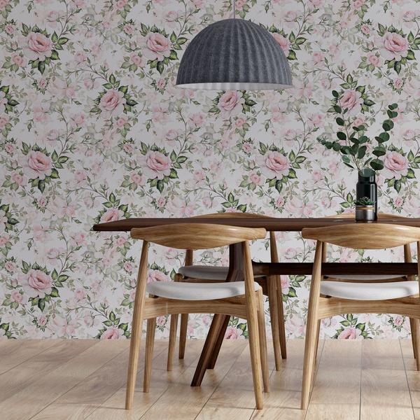 Papel de Parede Adesivo Floral I - Tendenci