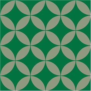 Papel de Parede Vinílico Cubic - Verde