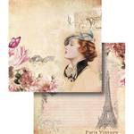 Papel Scrapbook Dupla Face Paris Vintage Lscd-341 - Litocart