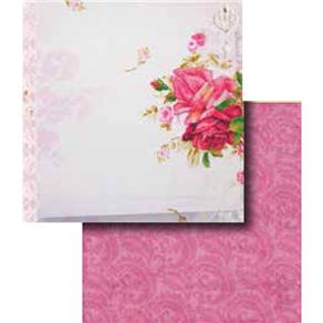 Papel Scrapbook Dupla Face Rosas LSCD-274 - Litocart