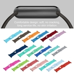 Para a Apple Assista Silicone Monochrome Movimento Substitui Silicone Strap Ht030