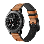 Smart Watch Para engrenagem S3 Bands 22 milímetros de couro faixa de relógio com liberação rápida pinos para Samsung Gear S3 Frontier / Classic Smartwatch