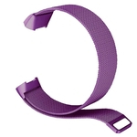 Para Fitbit Carga 3 substituição Magnetic loop Strap Banda de pulso de aço inoxidável (relógio não é incluído)