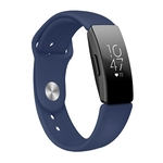 LOS Para Fitbit Inspire HR inteligente Pulseira de silicone suave cor sólida substituição pulseira Strap Lostubaky