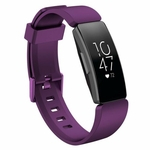 Para Fitbit Inspire / Inspire HR substituição Pulseira de silicone Strap Watch Banda