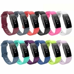 Para Fitbit Inspire / Inspire HR substituição Pulseira de silicone Strap Watch Banda