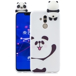 Para HUAWEI MATE 20 Lite Colorido 3D bonito pintado animal TPU anti-risco antiderrapante capa protetora tampa traseira