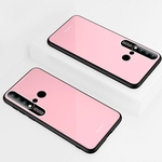 Para Huawei Nova 5i-p20 Lite 2019 Simples Sólido Acrílico Cor-queda Anti Caso Do Encosto + Tpu Borda Suave Anti-risco Voltar Protecção