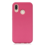 Para Huawei P20 Lite 3 em 1 Moda doce cor queda Anti-Case PC + silicone Dustproof Voltar protecção