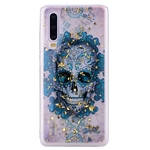 Para HUAWEI P30 Moda Cor pintado Epoxy da folha de ouro TPU anti-risco antiderrapante capa protetora tampa traseira