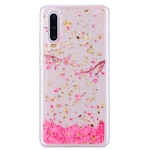 Para HUAWEI P30 Moda Cor pintado Epóxi da Folha de ouro TPU anti-Risco antiderrapante capa Protetora Tampa Traseira