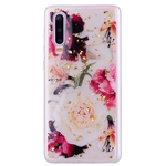 Para HUAWEI P30 Moda Cor pintado Epoxy da folha de ouro TPU anti-risco antiderrapante capa protetora tampa traseira