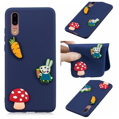 Para HUAWEI P20 Pro bonito Cartton Soft-zero Anti Caso Silica Gel Capa protetora Voltar