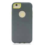 Para iPhone 6 Case / 6S / 7/8 3 em 1 Moda doces cor PC + silicone Dustproof Anti-queda de protecção Voltar Mobile phone shell