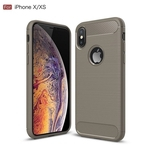 Para iPhoneX / XS Ultra Slim tampa traseira antiderrapante à prova de choque em TPU de protecção completa