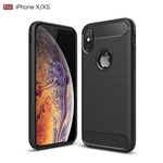 Para iPhoneX / XS Ultra Slim tampa traseira antiderrapante à prova de choque em TPU de protecção completa