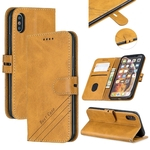 Para o caso do iPhone XS MAX Denim grão contínua Frontal Buckle Bracket Protective Telefone