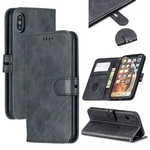FLY Para o caso do iPhone XS MAX Denim grão contínua Frontal Buckle Bracket Protective Telefone Mobile phone cover