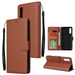 Para Samsung A50 tipo carteira bolsa protectora PU de couro com fivela Posição & 3 Card