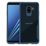 Para Samsung A6 deslizamento não-à prova de choque TPU 2018 Eurasia Edição Ultra Slim translúcido tampa