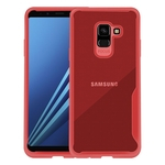 Para Samsung A8 PLUS 2018 / A730 Ultra Slim translúcido tampa traseira antiderrapante à prova de choque em TPU de protecção completa