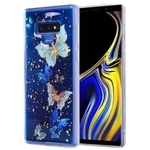 Para Samsung NOTA 9 Color Fashion pintado Epoxy da folha de ouro TPU anti-risco antiderrapante capa protetora tampa traseira