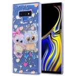 Para Samsung NOTA 9 Color Fashion pintado Epoxy da folha de ouro TPU anti-risco antiderrapante capa protetora tampa traseira