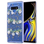 Para Samsung NOTA 9 Color Fashion pintado Epoxy da folha de ouro TPU anti-risco antiderrapante caso capa protetora Voltar
