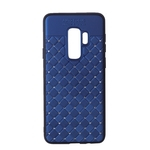 Para Samsung S9 macia PC + TPU Luxo Grade Cristal Tecelagem Padrão Case Capa