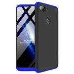 Para Xiaomi 8 Lite 3 em 1 360 Degree antiderrapante à prova de choque capa protetora completa