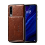 Para Xiaomi CC9 Retro PU Titular Carteira de couro pé antiderrapante caso à prova de choque Cell Phone