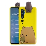 Para Xiaomi NOTA 10 dos desenhos animados Capa macio TPU Voltar Pintura Mobile Phone Caso Shell com suporte