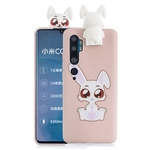 Para Xiaomi NOTA 10 dos desenhos animados Capa macio TPU Voltar Pintura Mobile Phone Caso Shell com suporte