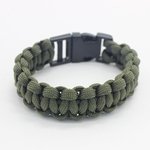 Parachute Cord Survival Pulseira com Emergência Caminhadas Paracord Pulseira Buckle Kit Rope Pulseira