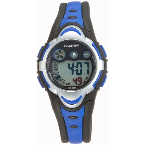 Pasnew Led Impermeável Sports Digital Watch para as Crianças Meninas Meninos (azul) Pse-276blue