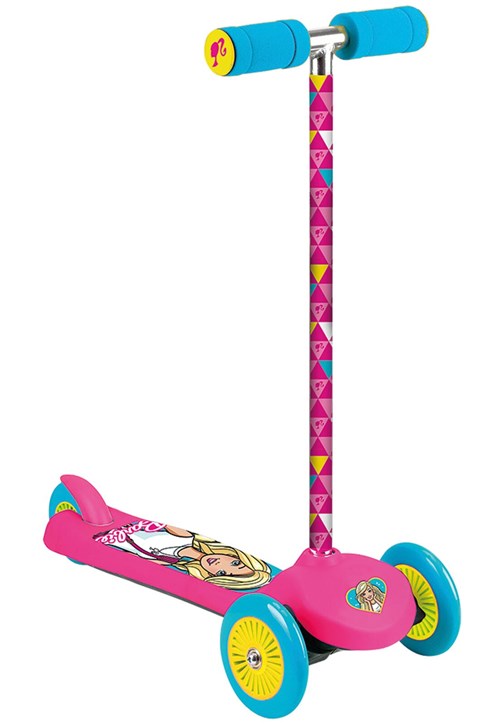 Patinete Barbie Fabuloso Tri Wheels Fun Divirta-Se