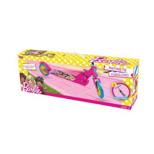 Patinete de Alumínio Barbie Fashion - Astro Toys - Patinete