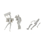 3 Pces Resina Figura Kits Soldados Do Sexo Feminino Modelo Miniatura Sem Pintura Sem Montagem